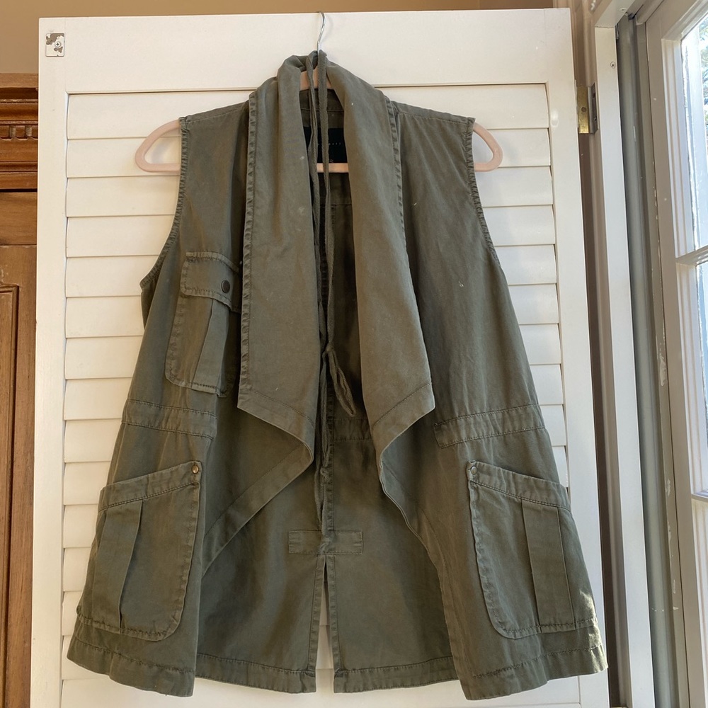 Anthro Green Vest